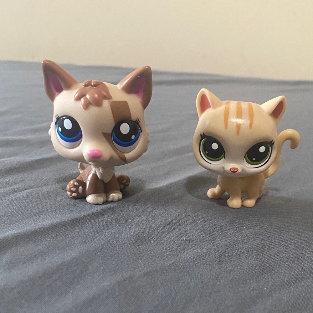 LPS Bundle: G7 German Shepherd #73 & Hungry Pets Cat #3-76